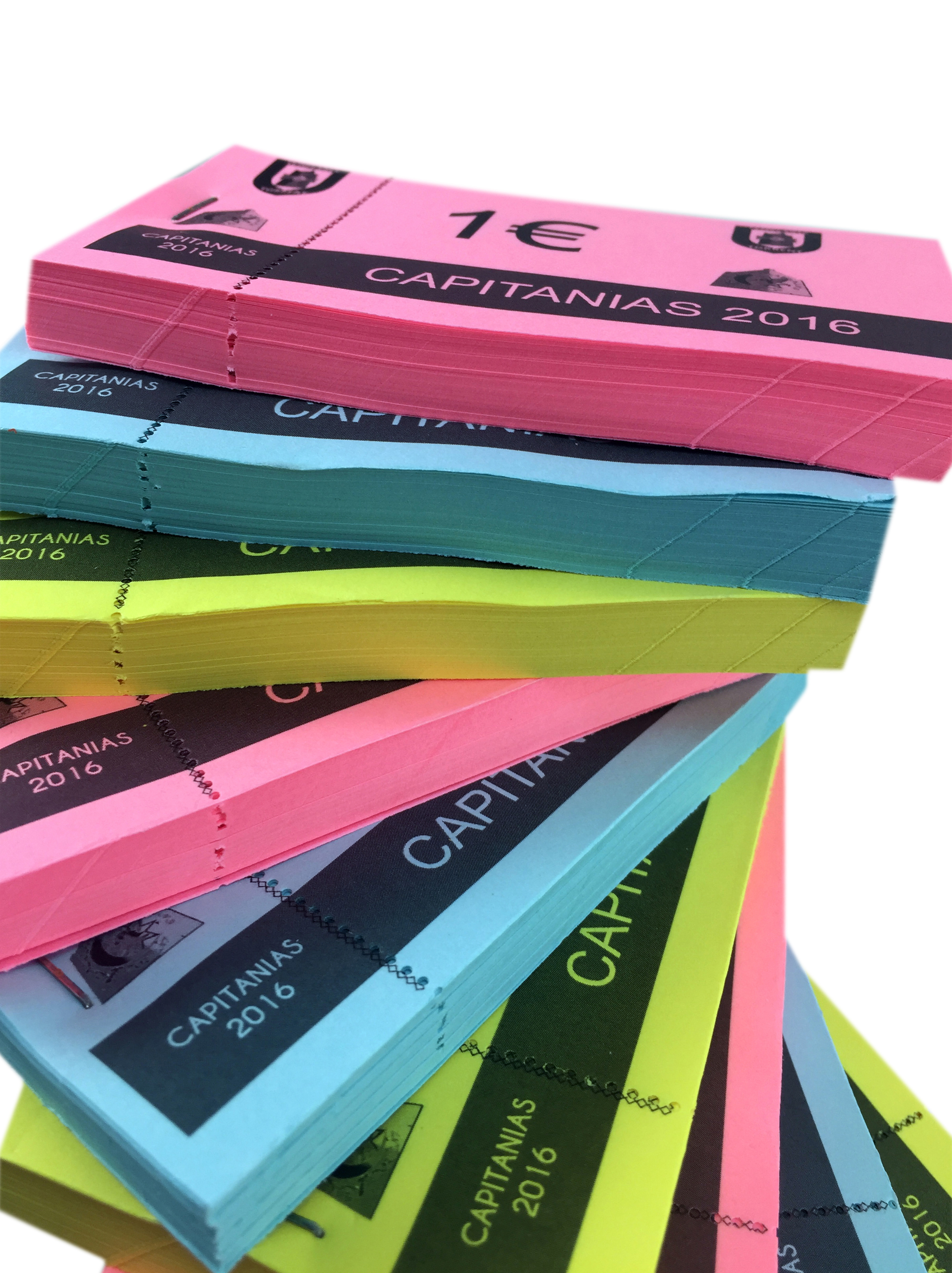 Tickets en Papel de Colores con Matriz - TURIAPRINT IMPRENTA - Imprenta  Online - Impresión Digital y Offset